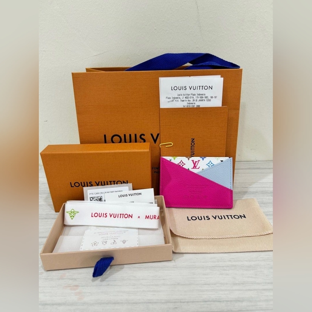 LV x TM Monogram Criss-Cross Card Holder